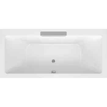 Vana Polysan Cascata Obdélníková vana 185x85x45cm, kaskáda nerez, 73836.100