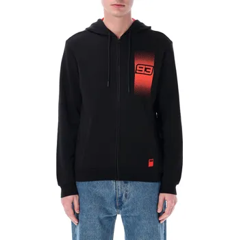 Pánská mikina Mikina na zip marc marquez 93, (černá, červená, vel. xl)