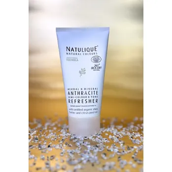 Vlasová regenerace NATULIQUE Anthracite Refresher 150 ml - maska na vlasy s pigmenty