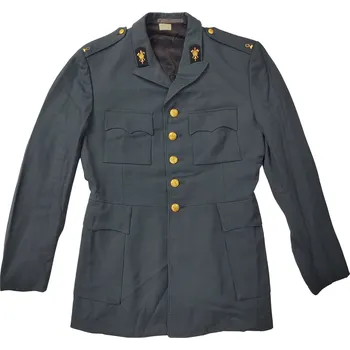 Pánské sako ARMÁDNÍ ORIGINÁL ŠVÉDSKO Sako ženijní vojska M60 modré Švédsko Velikost: C 50