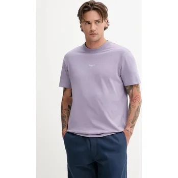 Bavlněné tričko Marc O'Polo 5000006576 fialová 94X, vel. XXL