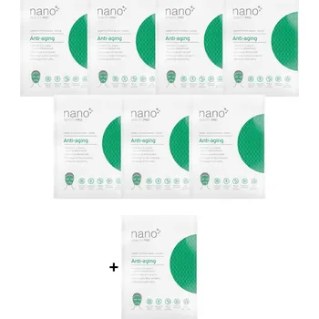 Pleťová maska Výhodná sada Anti-aging nanovlákenných masek nanoBeauty 7+1 zdarma