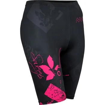 Dívčí legíny SWEEP SKPT020 černá - růžová 128