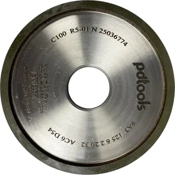 Brusný kotouč Diamantový brusný kotouč nástrojový oboustranný 9A3 D125 W6 X2 T20 H32 Zrnitost: U.S. ANSI #150 // FEPA D107 // Ukraine DSTU 100/80