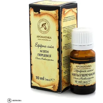 AROMATIKA Mátový olej, Aromatika, 100% přírodní, 10 ml