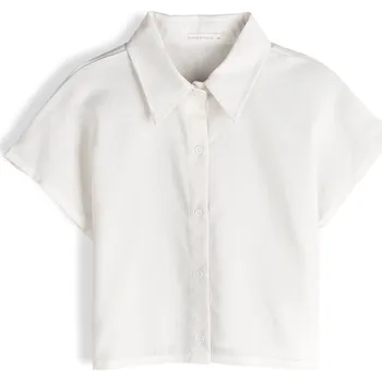 Dámské oblečení GATE Krátká košile s příměsí lnu 42 225-1907/111