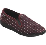 Santé MJ/623 dámské protiskluzové bačkory vínová vzor Barva: Vínová, Velikost: 39