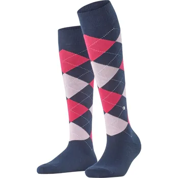 Dámské ponožky PONOŽKY BURLINGTON QUEEN 22304 6123 MARINE 36-41 UNI