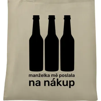 Taška Vtipná | Taška Manželka mě poslala na nákup