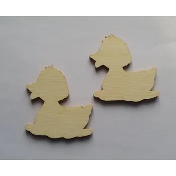 Dřevěná hračka Dřevěný výřez Kačenka obrys