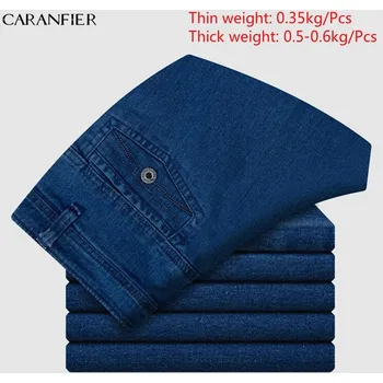 Pánské džíny Zimní pánské džíny classic denim baggy Barva: Modrá, Velikost: 32