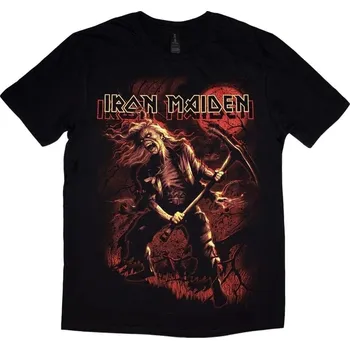 Pánské tričko Iron Maiden Benjamin Breeg Red Graphic Black 2XL Tričko