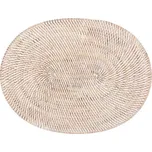 Bílé ratanové prostírání Tiseco Home Studio, 30 x 40 cm ID_1280944