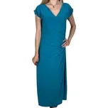 LGM Dámské společenské šaty LAGY Barva: Tyrkysová, Velikost: M