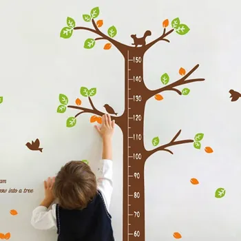 Samolepící dekorace Dětská samolepka – metr na dveře nebo zeď 60x190 cm Dreaming Tree – Ambiance ID_671738