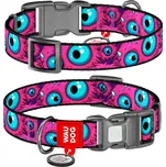 WAUDOG obojek nylon Modroočko QR (S/25-35cm/1,5cm)