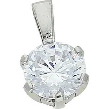 Přívěsek Goldstore Přívěsek kulatý zirkon bílé zlato Váha: 1.18 g