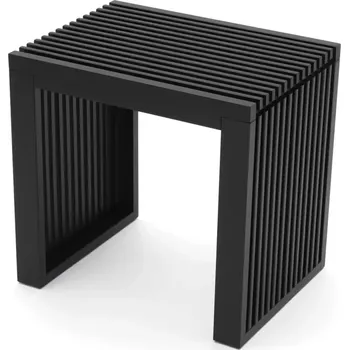 Koupelnový nábytek Koupelnová stolička BAM BOO BOX-bambus,varianty: Černá-bambus