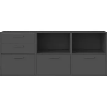 Komoda Černá nástěnná komoda Keep by Hammel ID_1427737