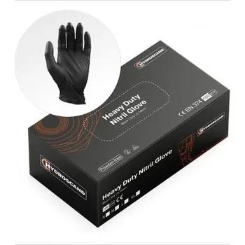 Pracovní rukavice Rukavice Nitrile Gloves Dry Heavy Duty Black 100ks,vel.XXL-11