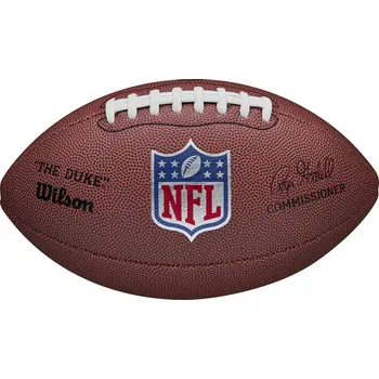 Fotbalový míč míč na americký fotbal Wilson NFL Duke Replica Hnědá
