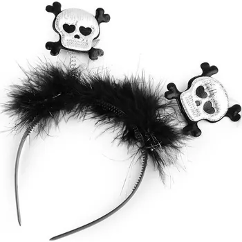 Karnevalová maska Stoklasa Čelenka do vlasů - Halloween Lebky