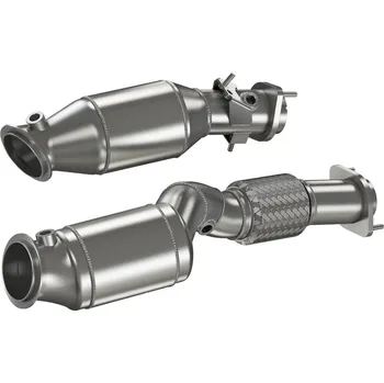 Katalyzátor HJS downpipe 76 mm/70 mm včetně katalyzátoru pro BMW M3 Competition typ G80 (G234M), G81 (G234M), emisní norma Euro 6d, 3.0, 375 kW (S58 B30A)