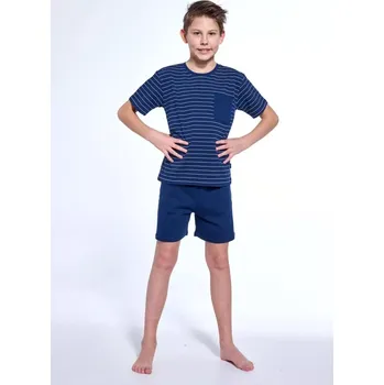 Chlapecké pyžamo Chlapecké pyžamo Cornette Young 218/180 Lagoon