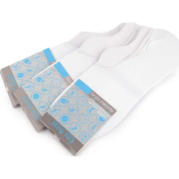 Bavlněné ponožky do tenisek Emi Ross unisex, barva 3 (vel. 43-46) bílá