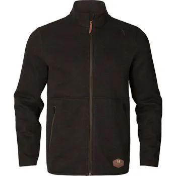 Pánský svetr HÄRKILA - Metso full zip pánský Shadow brown Hnědá S
