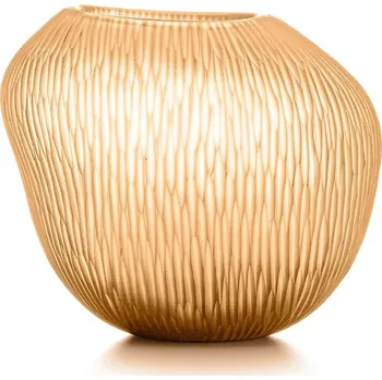 Váza Dekorativní váza IVV Carving 8907.1 béžová 12X