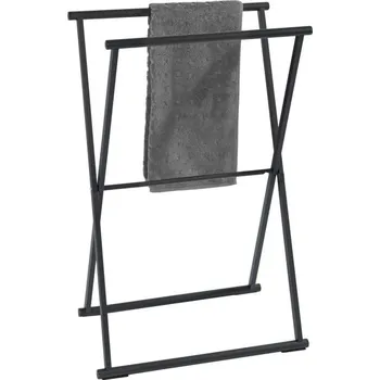 Držák na ručník Černý skládací věšák na ručníky Wenko Lava ID_1247660