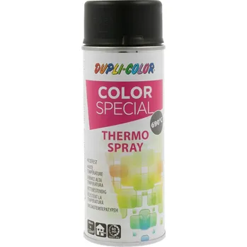 Barva ve spreji Dupli-Color Color Spray Žáruvzdorný sprej, černý, 400 ml 651458