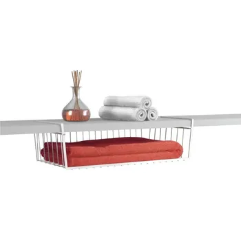 Metaltex Závěsný košík do kuchyně 50 cm bílá