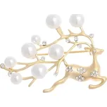 Gaira® Brož Jelen 31326, Barva zlatá