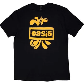 Pánské tričko Oasis Tričko Drawn Logo Unisex Black S