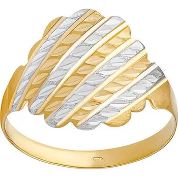 Prsten Zlatý prsten Aladin ze žlutého a bílého zlata velikost obvod 62 mm FNNNP116RGYW-obvod 62 mm