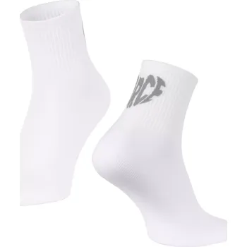 Pánské ponožky ponožky FORCE IN HEART krátké, bílé L-XL/42-46