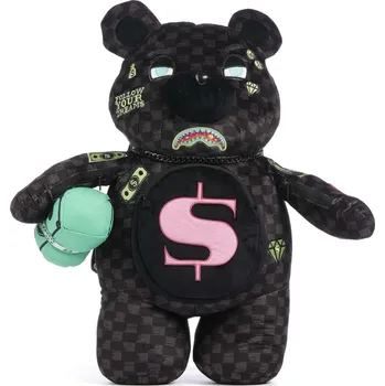 turistický batoh Sprayground Slime Takeover Teddy Bear Batoh 54cm, 2L, černá/šedá, umělé vlákno, 234691