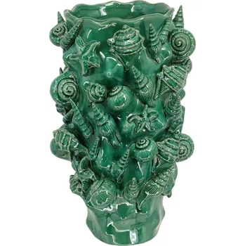 Váza Dekorativní váza home & lifestyle 120822 tyrkysová 67X