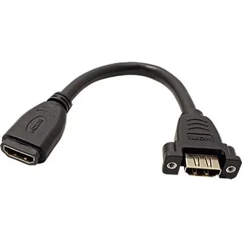 Video kabel 11.42.5609 Spojka HDMI s Ethernetem, HDMI F-HDMI F, 0,2m