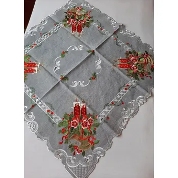 ubrus UBRUS vyšívaný 85 x 85 vánoční 02