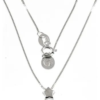 Náhrdelník ŠPERKY-NM, Zlatý náhrdelník bílé zlato 177 hvězdička Délka náhrdelníku: 42 cm