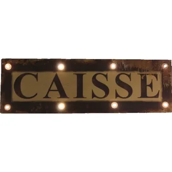 Plechová cedule Svítící cedule Antic Line Caisse ID_773006