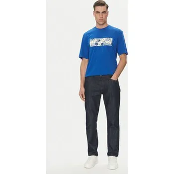 HUGO T-Shirt Nurix 50545128 Modrá Regular Fit S