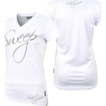 Dámské tričko SWEEP SWTS102 bílá - šedá XL