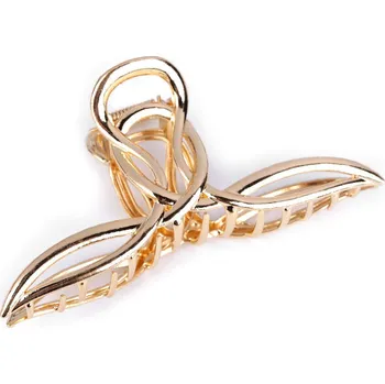 Skřipec do vlasů kovový Varianta: 2 růžové zlato, Balení: 1 ks