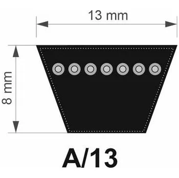 TB 13x2630 Lw/ 2600 Li A řemen klínový