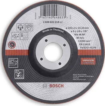 Brusný kotouč BOSCH brusný polopružný hrubovací kotouč 125 mm 2608602218 free_store_pickup