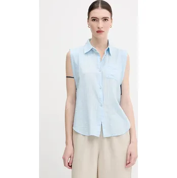 Pánská košile Košile United Colors of Benetton 5ONVDQ0C1 modrá 50X, vel. XL